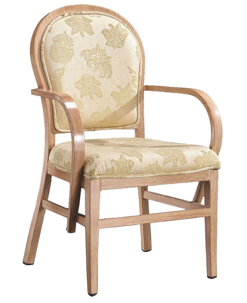 37-160 Arm Chair shown with optional welt cord seat and back